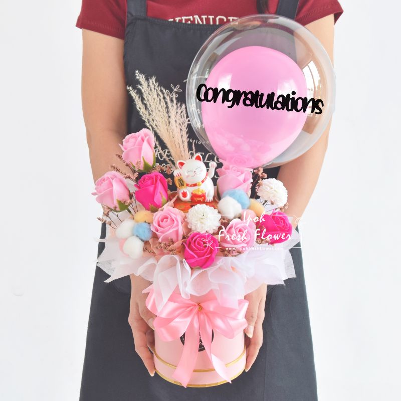 Sundae Fortune Lucky Cat |Same Day Delivery Ipoh Taiping Perak