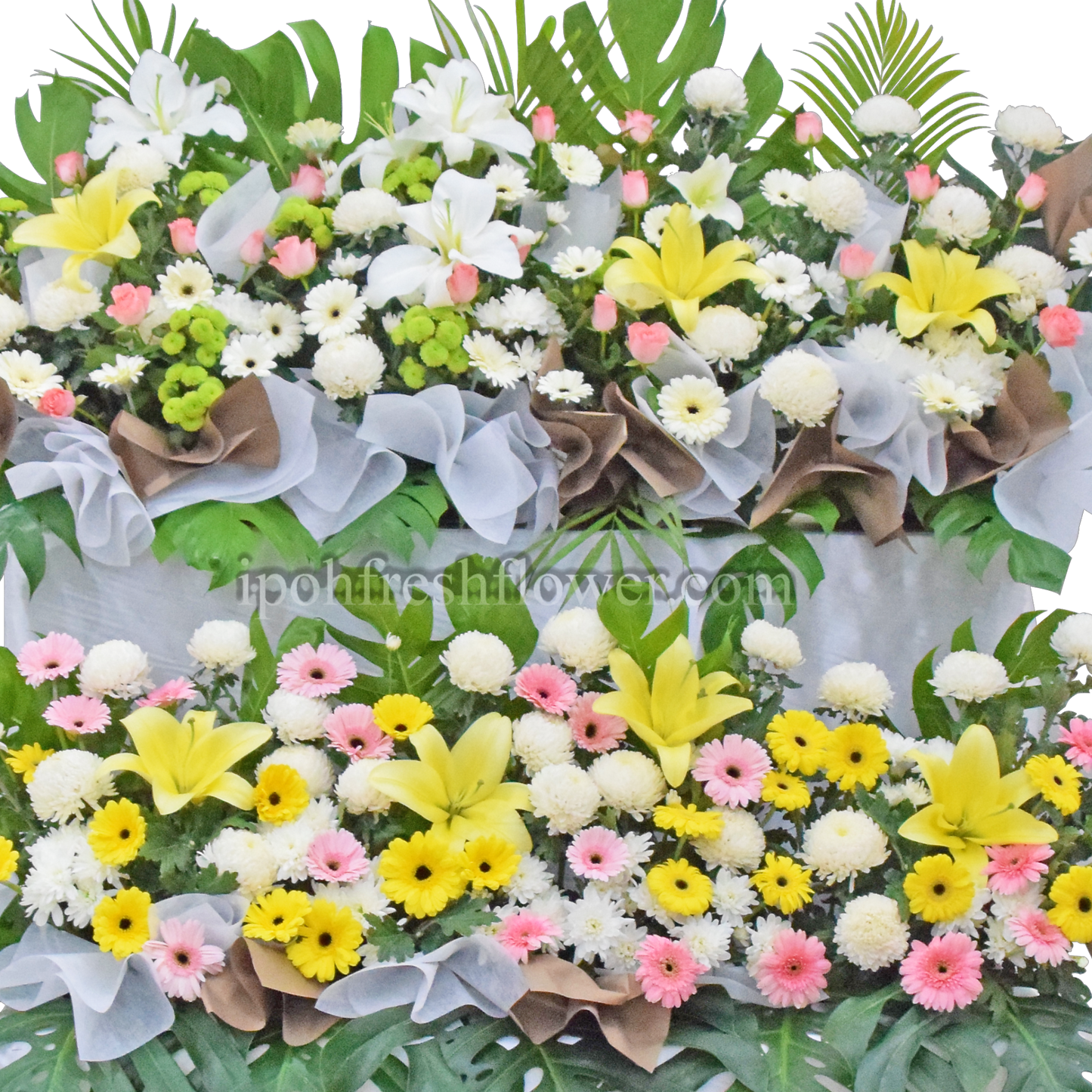Amazing Grace Wreath| Premium Condolence Flower Stand| Same Day Free Delivery