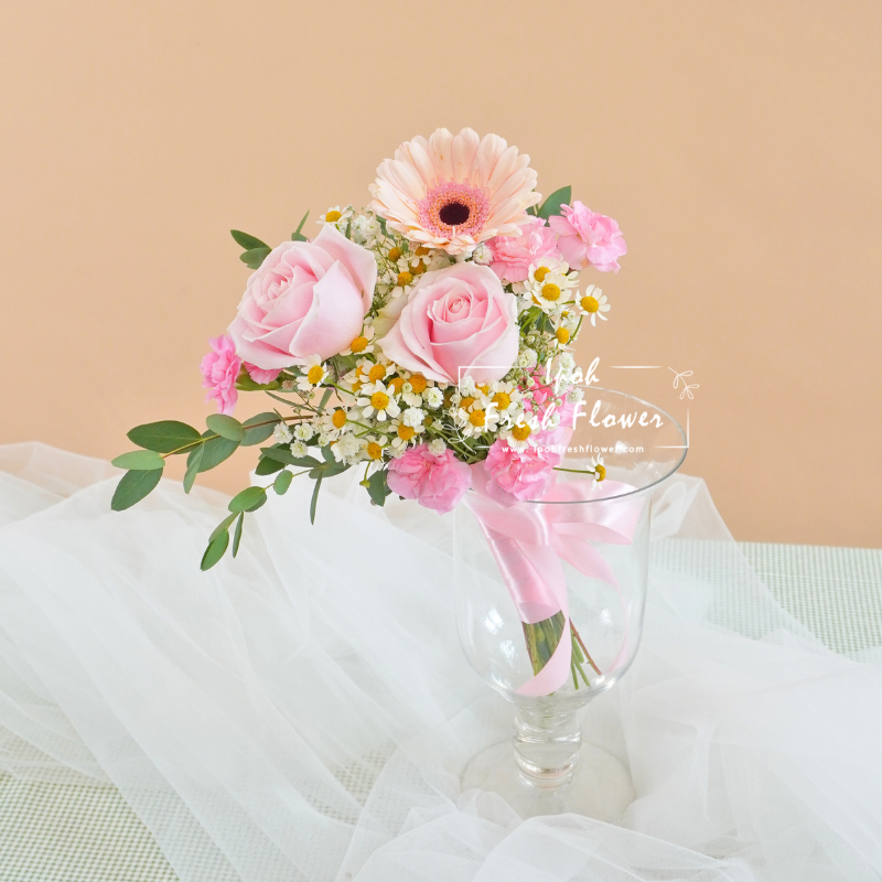 Ashley Bridesmaid Bouquet| Flower Bouquet For Wedding & ROM