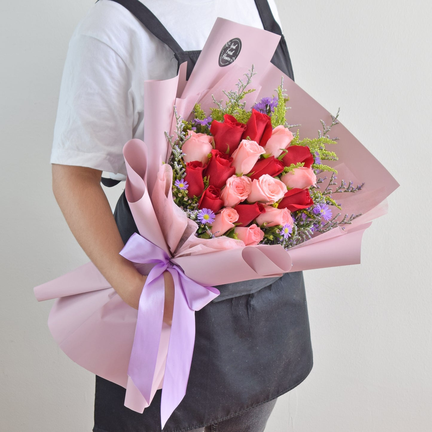 Beauty Angel| Roses Bouquet Fresh Flower| Same Day Free Delivery