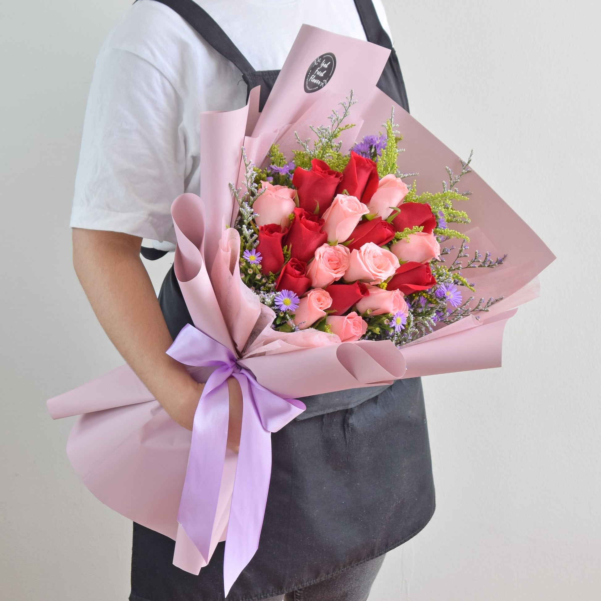 Beauty Angel| Roses Bouquet Fresh Flower| Same Day Free Delivery