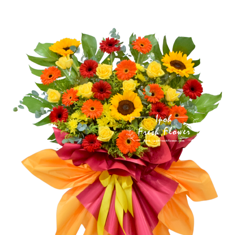 Fresh Flower Grand Opening Stand- Blessed Achievement