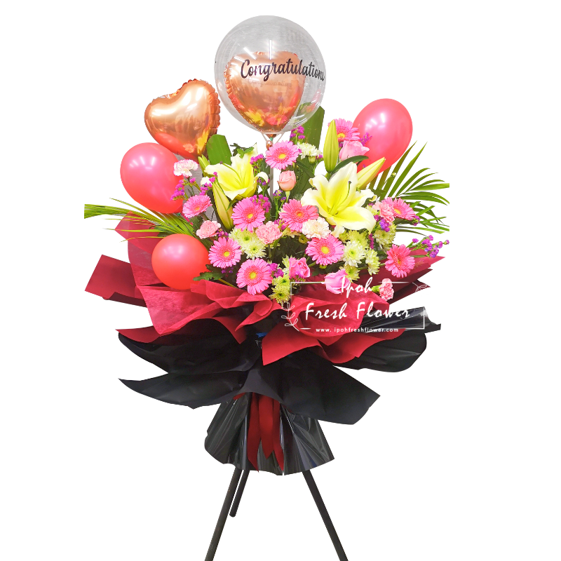 Fresh Flower Grand Opening Stand- Blessing Venture