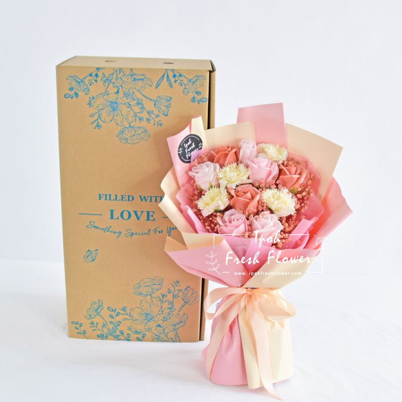 Carina| Mother's Day Flowers| Soap Flower Bouquet Delivery