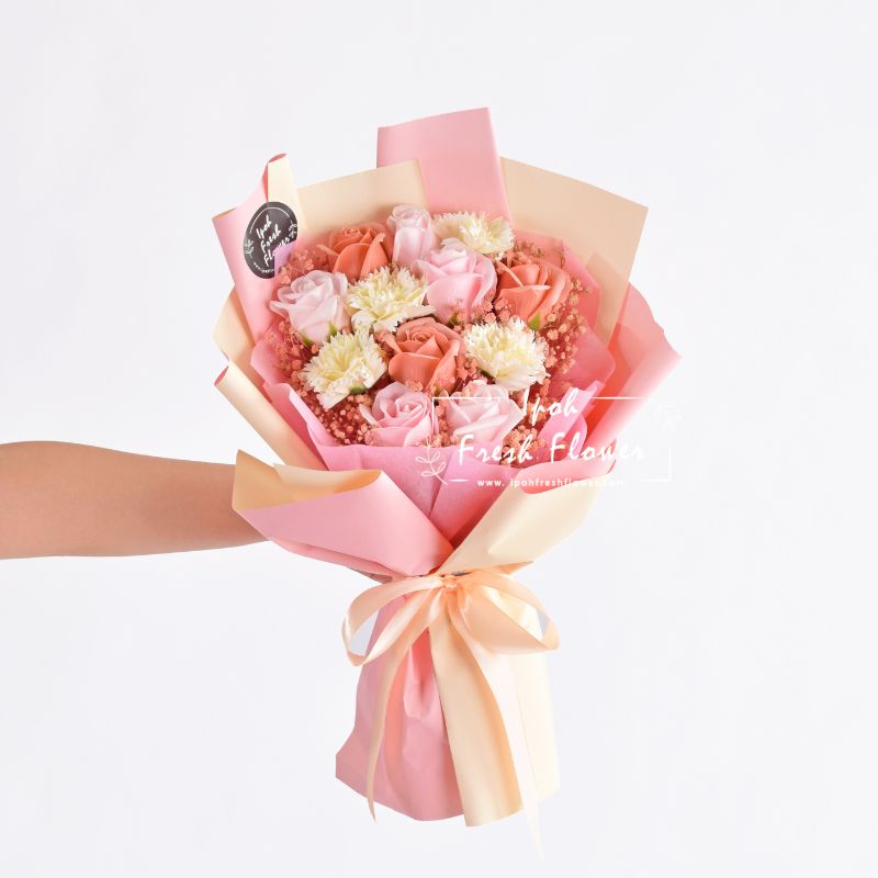 Carina| Mother's Day Flowers| Soap Flower Bouquet Delivery