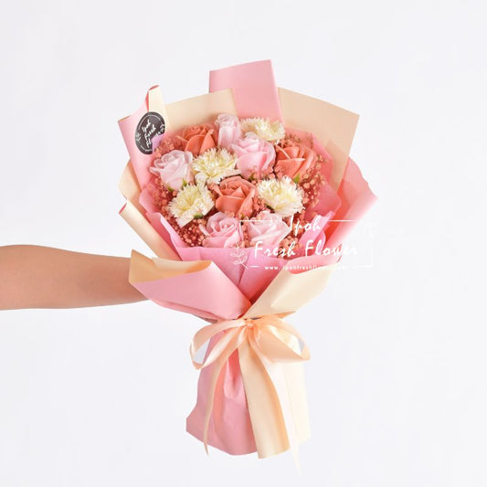 Carina| Mother's Day Flowers| Soap Flower Bouquet Delivery