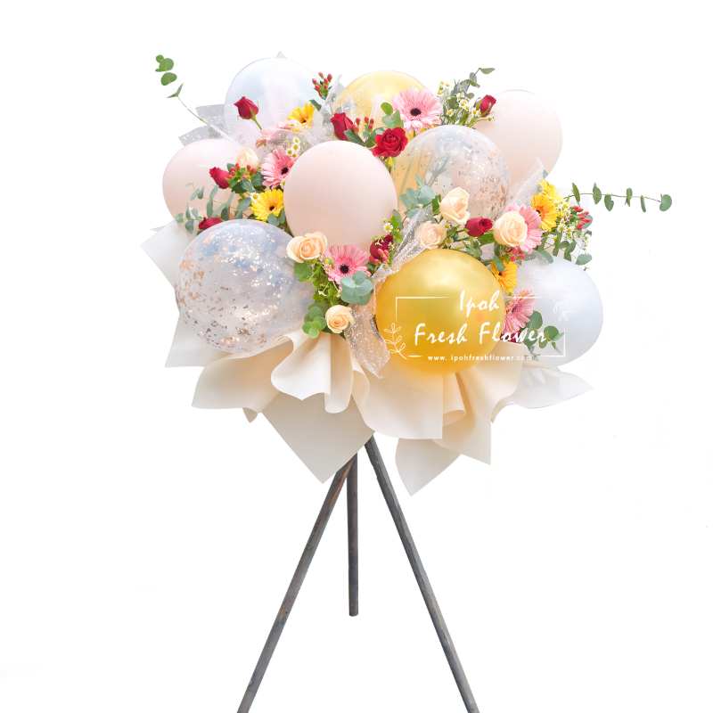 Ceremony| Grand Opening Flower Stand with Balloons| Same Day Delivery
