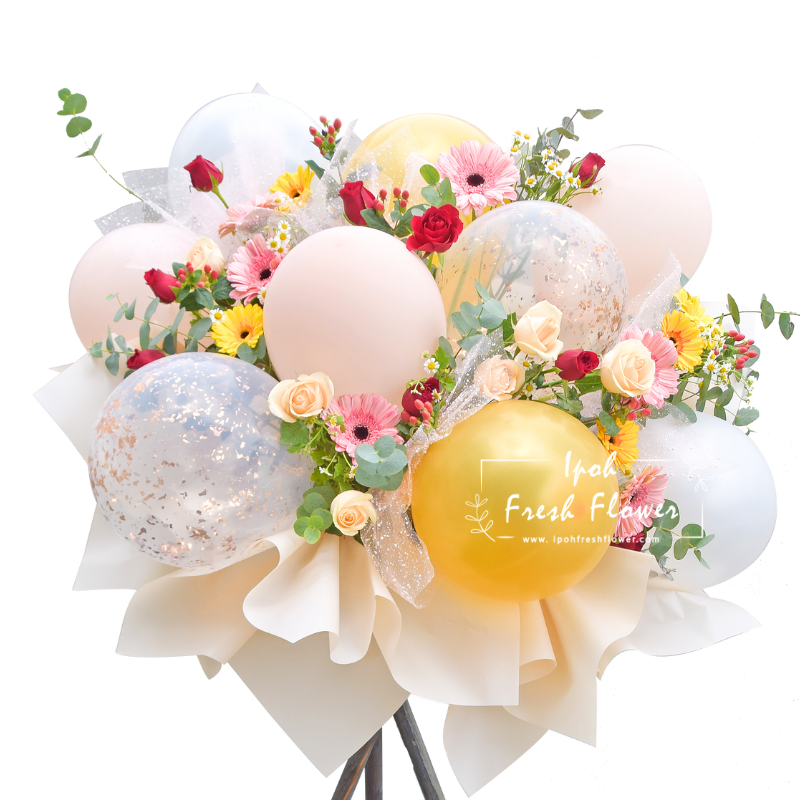 Ceremony| Grand Opening Flower Stand with Balloons| Same Day Delivery