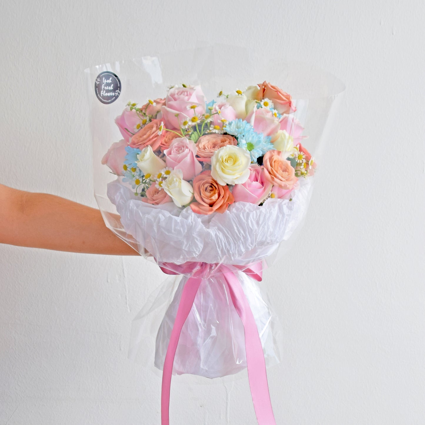 Claire Roses Bouquet| Fresh Flower Delivery