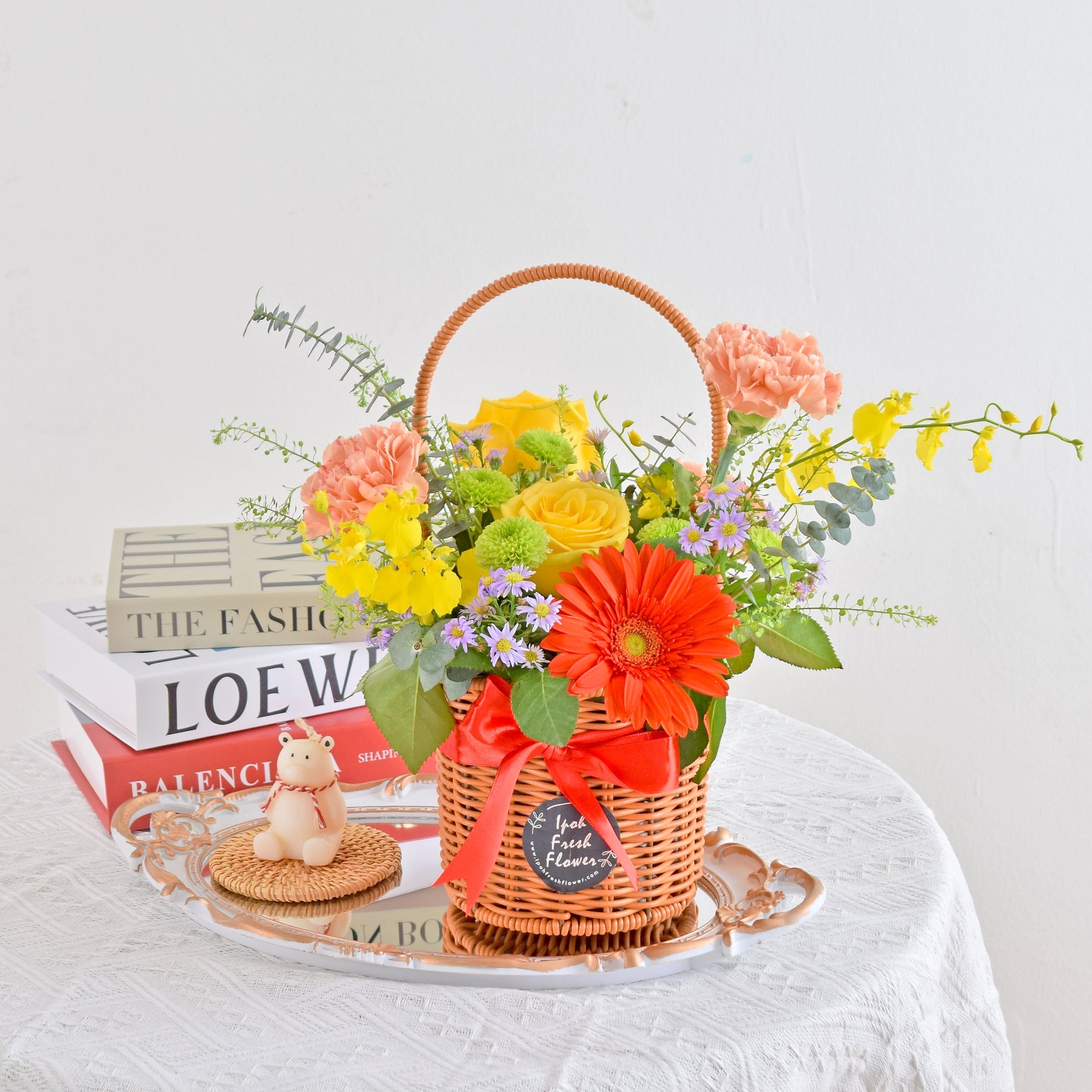 Claudia| Fresh Flower Basket| Same Day Delivery Ipoh