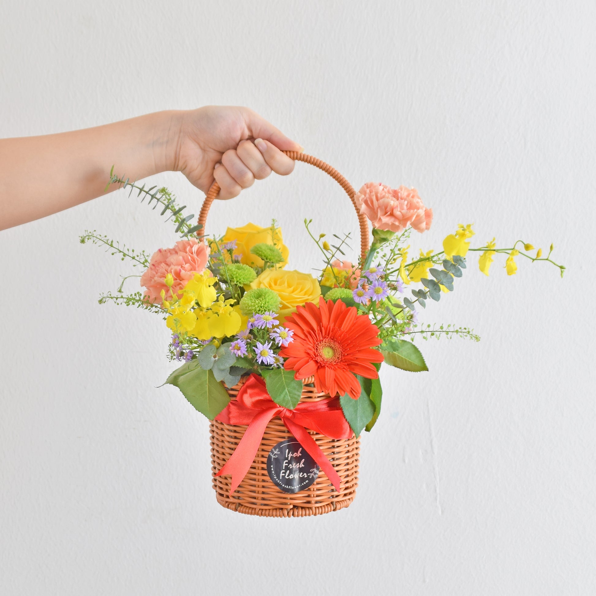 Claudia| Fresh Flower Basket| Same Day Delivery Ipoh