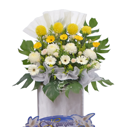 Condolence Wreaths & Funeral Flower Stand B2| Same Day Free Delivery