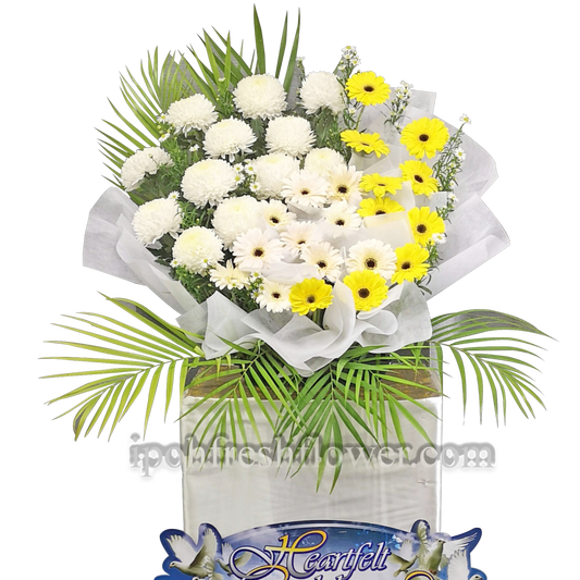 Condolence Flower Stand B5|Free Delivery