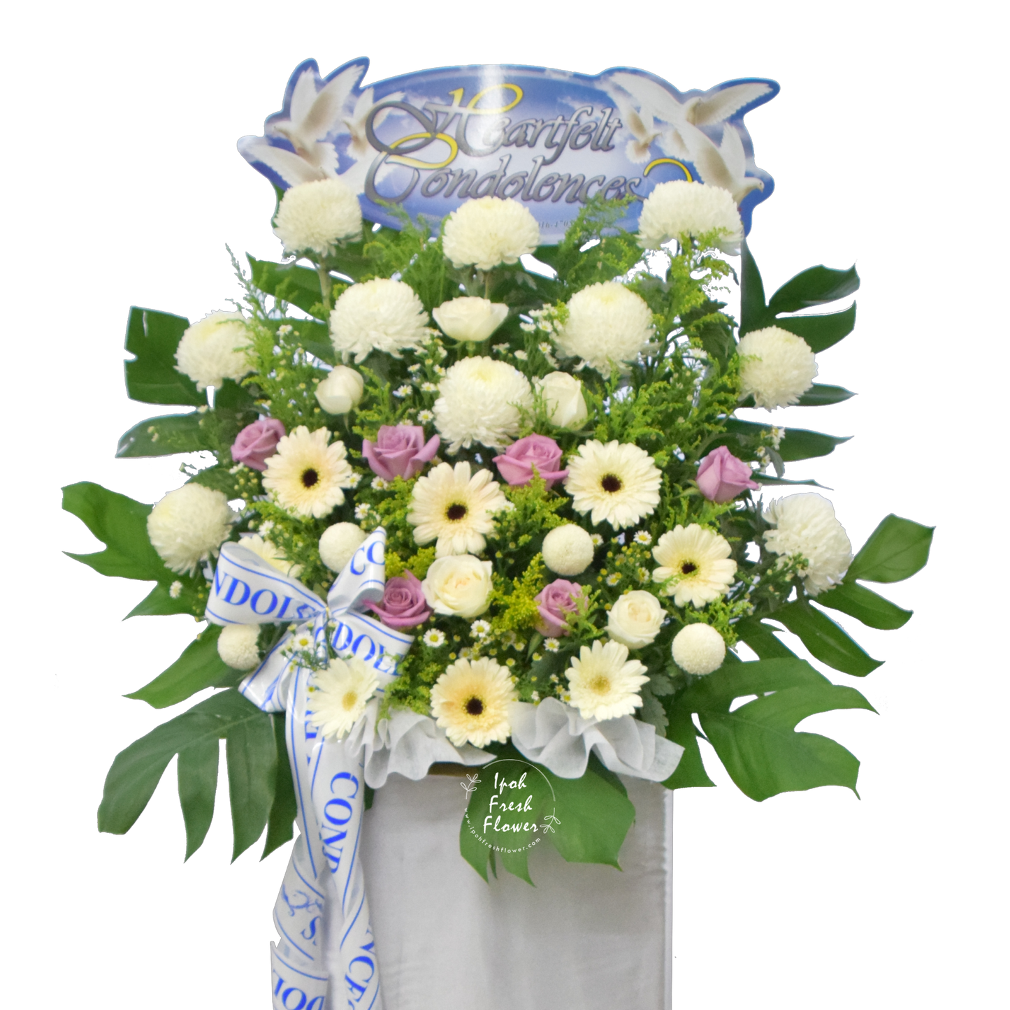 Condolence Wreaths & Funeral Flower Stand B6| Free Delivery