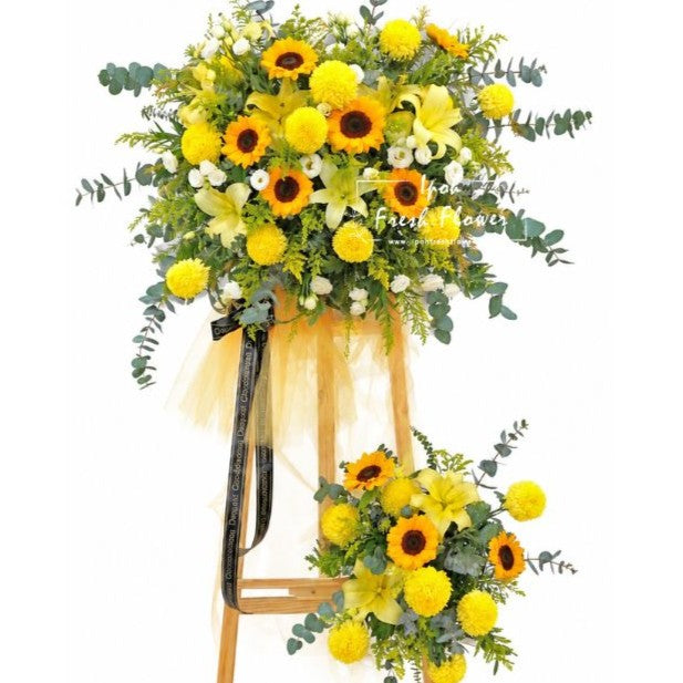 Condolence Flower Stand C4| Same Day Delivery Ipoh Perak
