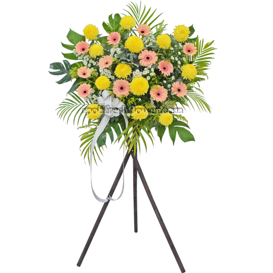 Condolence Wreaths & Funeral Flower Stand T3| Free Delivery