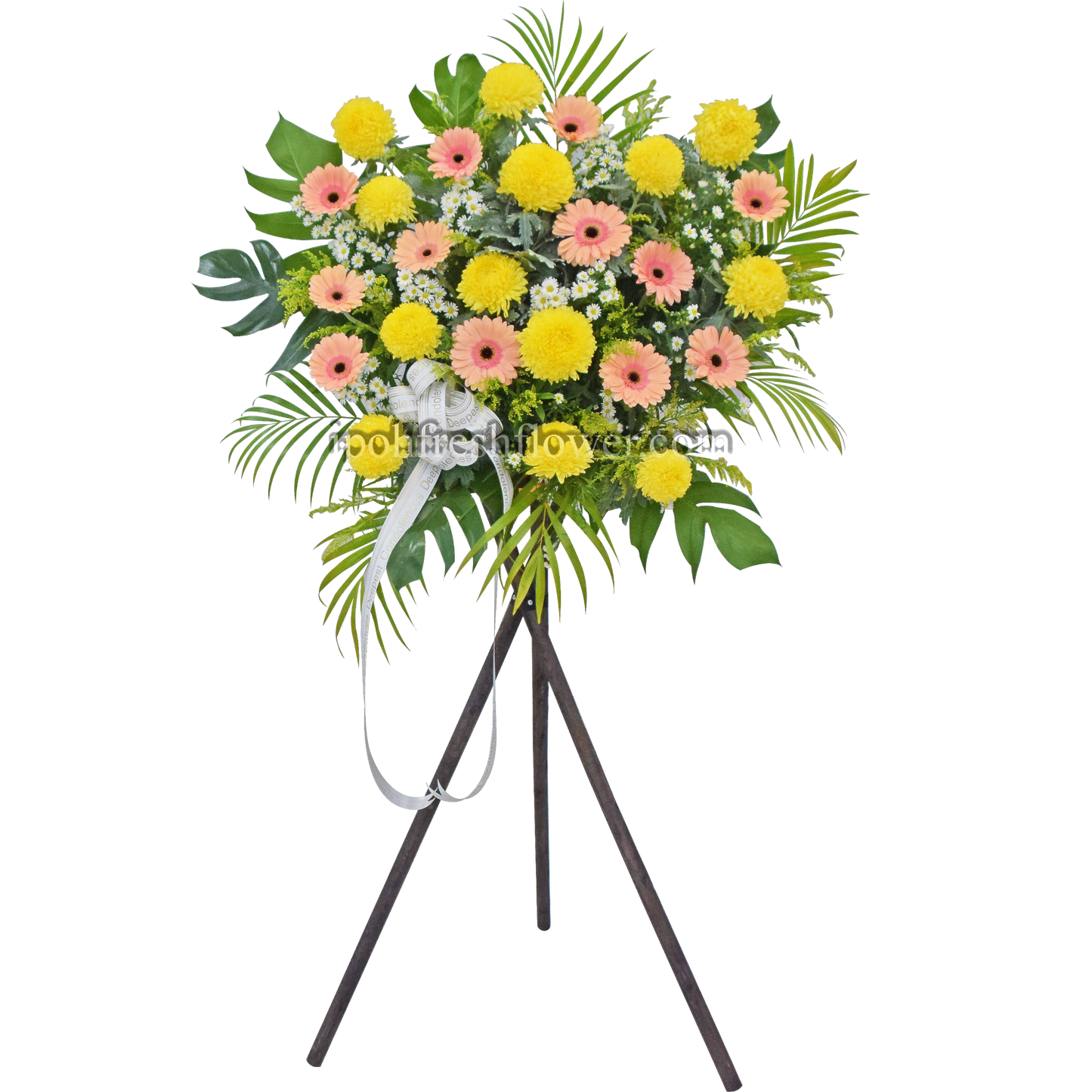 Condolence Wreaths & Funeral Flower Stand T3| Free Delivery