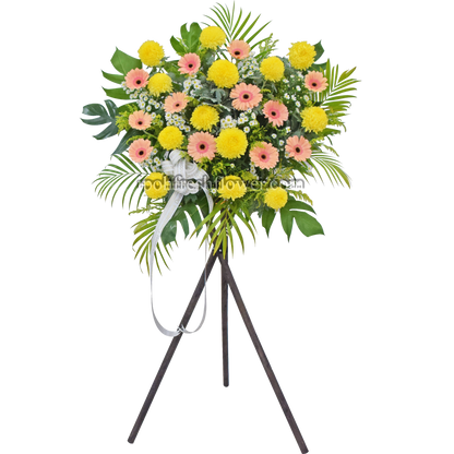 Condolence Wreaths & Funeral Flower Stand T3| Free Delivery