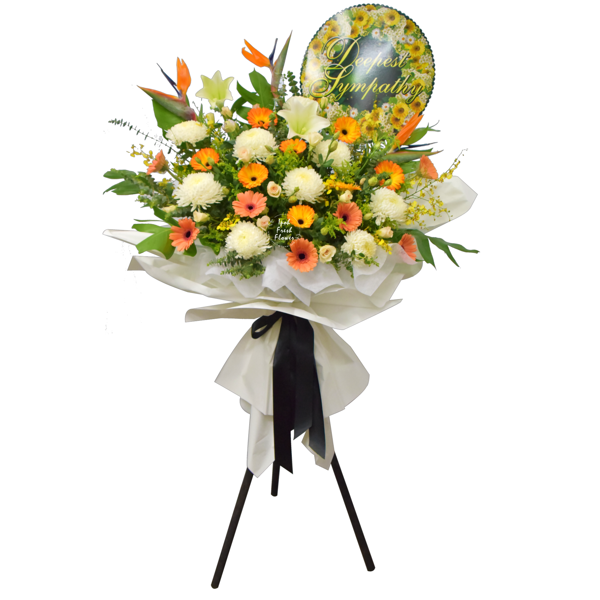 Condolence Wreaths & Funeral Flower Stand T6| Free Delivery