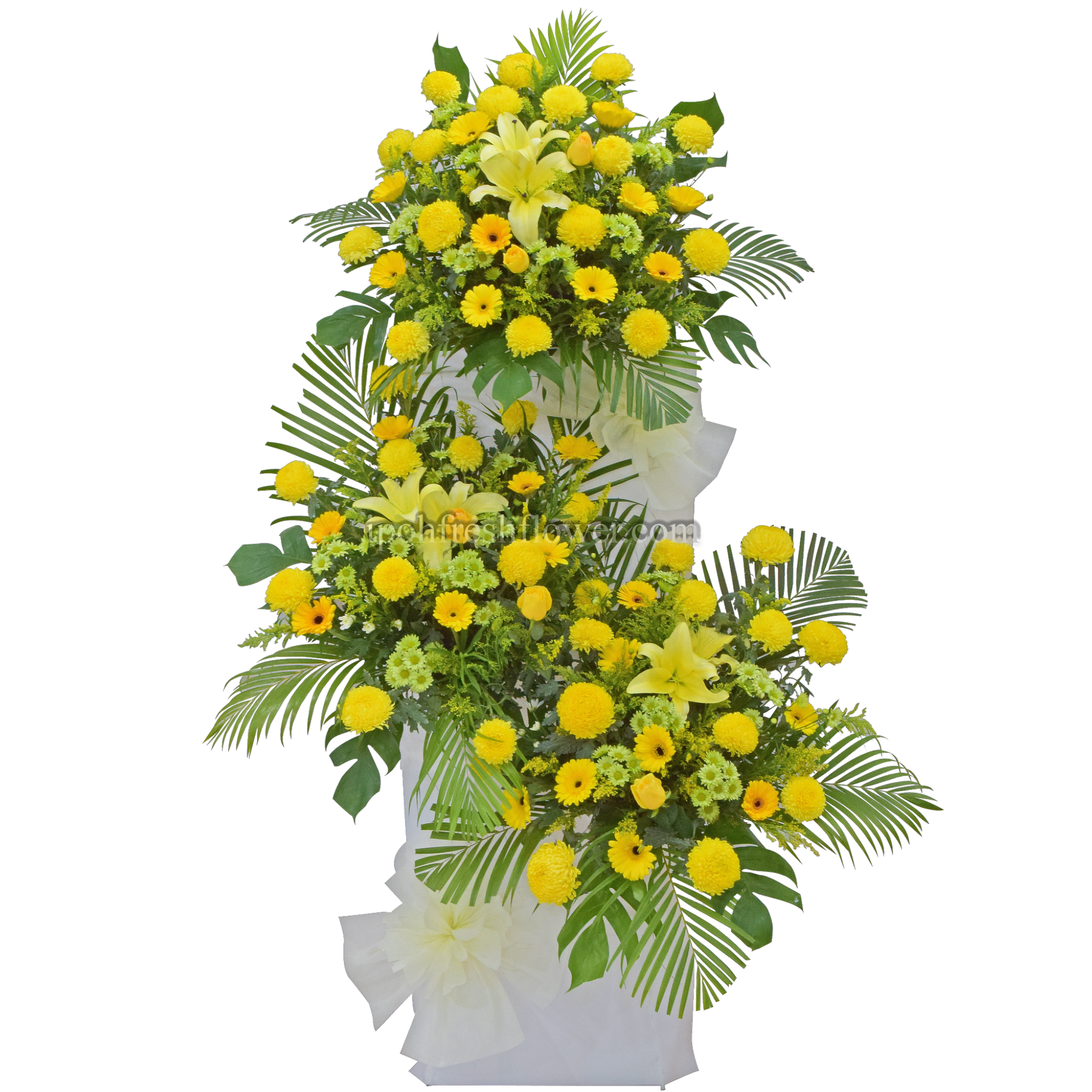 Dearly Memory| Condolence Wreaths & Funeral Flower Stand Delivery