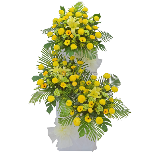 Dearly Memory| Condolence Wreaths & Funeral Flower Stand Delivery