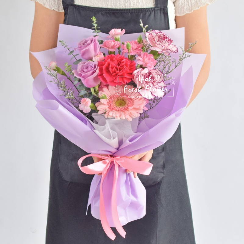 Diana| Mother's Day Special Fresh Flower Bouquet| Same Day Delivery