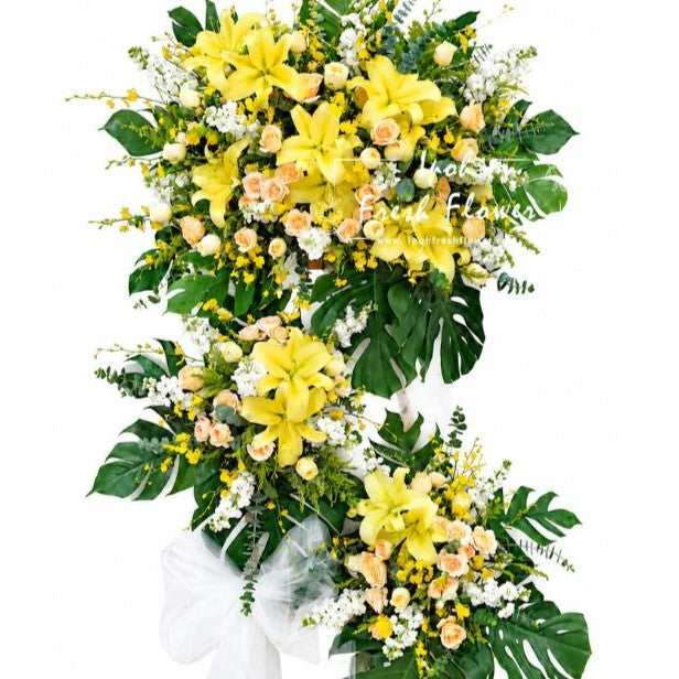 Elegance Tribute| Premium Funeral Flower| Same Day Delivery Ipoh Perak