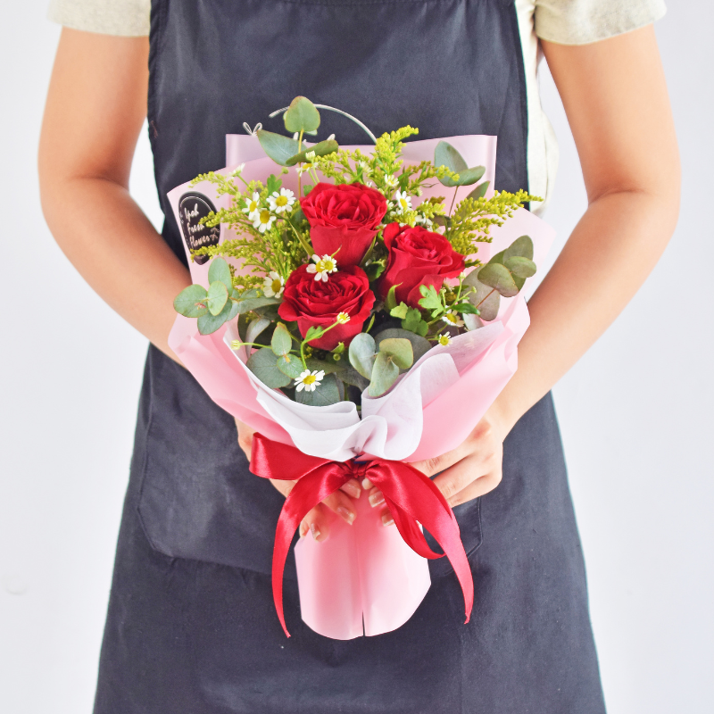Emma| Petite Fresh Flower Bouquet| Same Day Delivery
