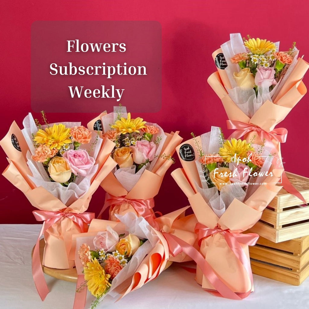 Weekly Flowers Subscription| Ipoh Fresh Flower Delivery