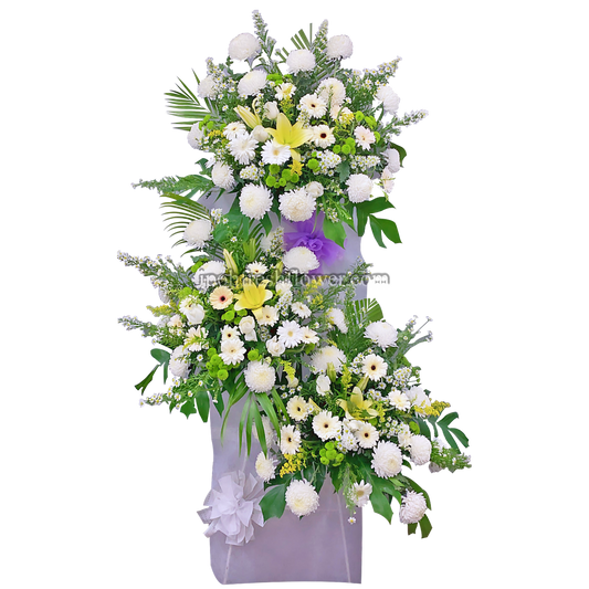 Fond Memory| Condolence Wreaths & Funeral Flower Stand Delivery