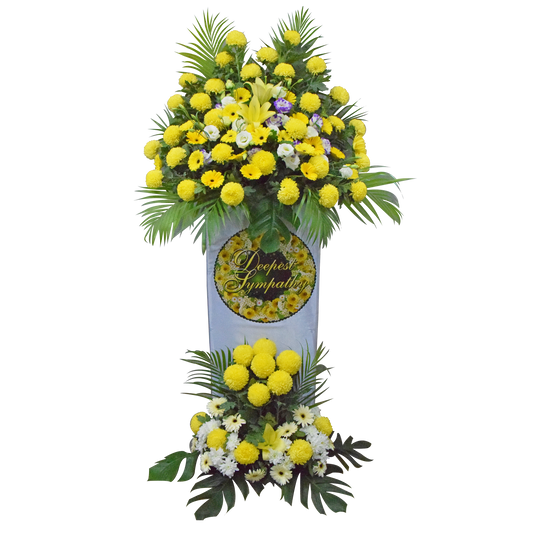 Condolence Flower Stand- Fountain Sprite