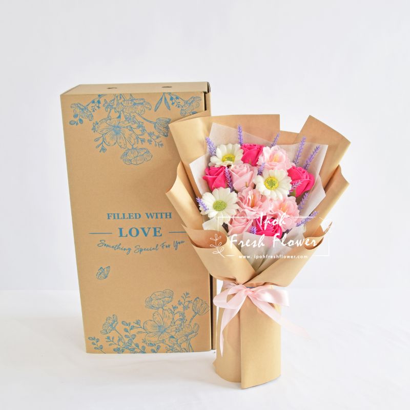 Giselle| Soap Flowers Bouquet| Same Day Free Delivery