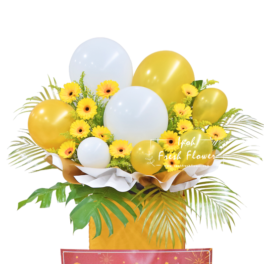 Golden Boom| Fresh Flower Grand Opening Stand| Same Day Delivery