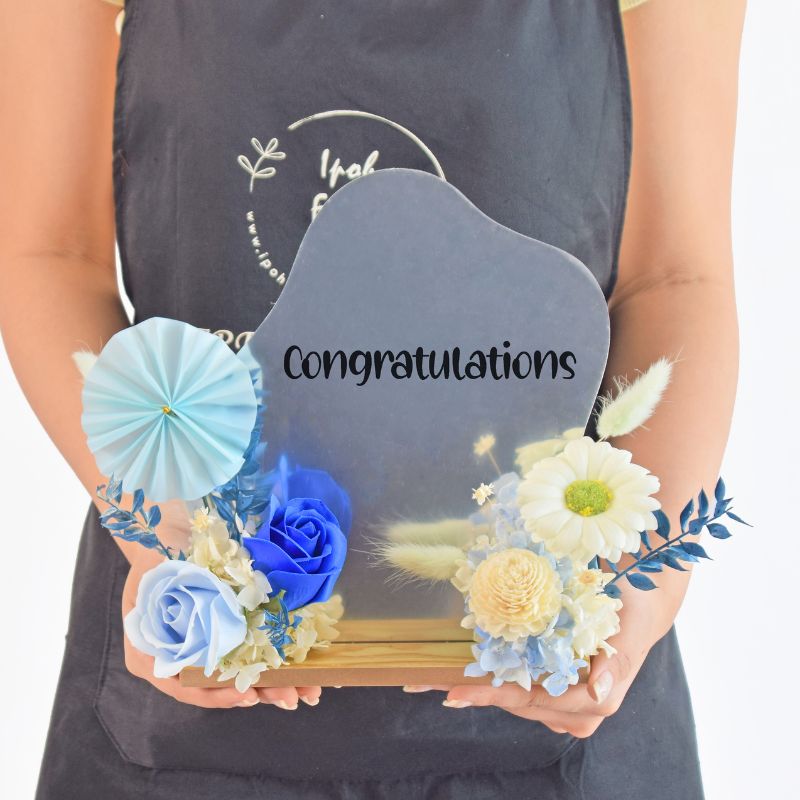 Henry Soap Flower | Opening Table Arrangement | Same day Delivery