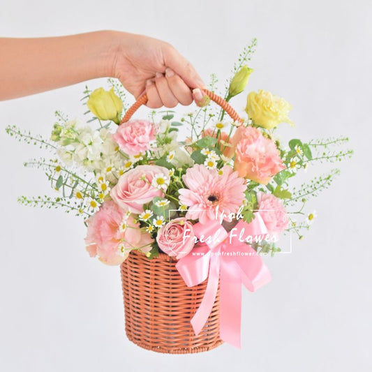 Kristina | Fresh Flower Basket | Same day delivery