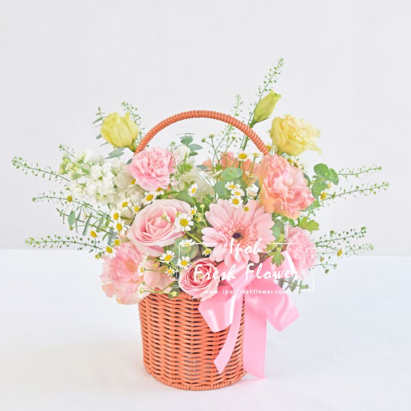 Kristina | Fresh Flower Basket | Same day delivery