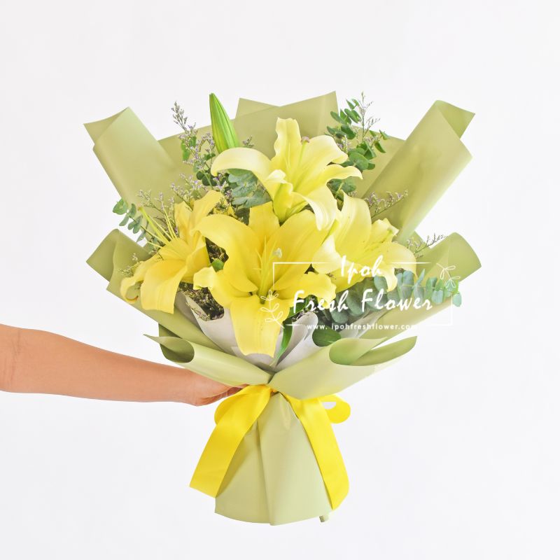Lavish| Lilies Fresh Flower Bouquet| Same Day Delivery
