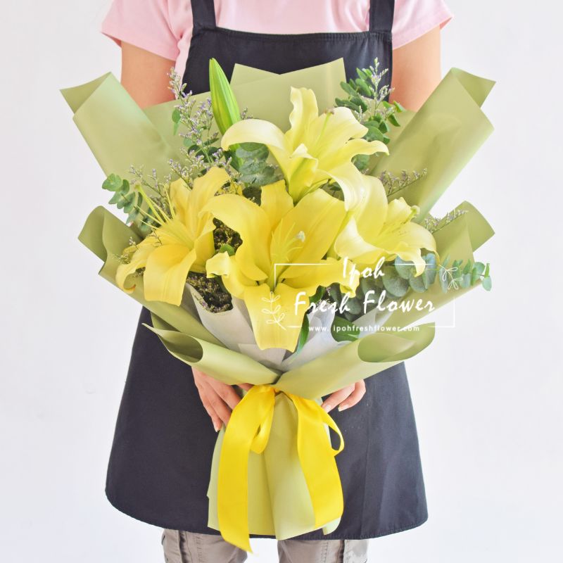 Lavish| Lilies Fresh Flower Bouquet| Same Day Delivery