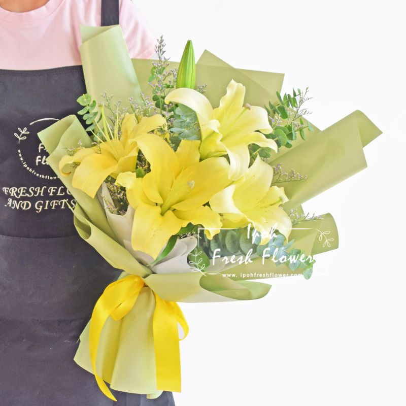 Lavish| Lilies Fresh Flower Bouquet| Same Day Delivery