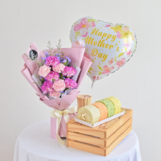 Lovelle With Swiss Roll Mother's Day Special Bundle Gift Delivery