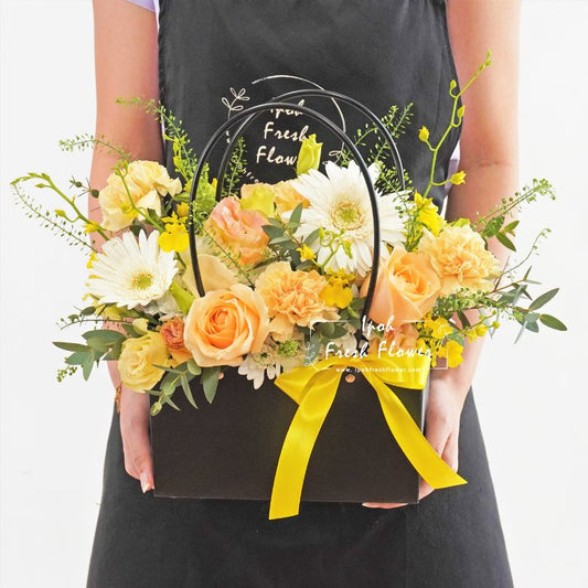 Macie| Fresh Flower Basket| Same Day Delivery