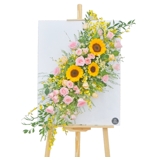 Maltida| Grand Opening Fresh Flowers Board Stand| Free Delivery