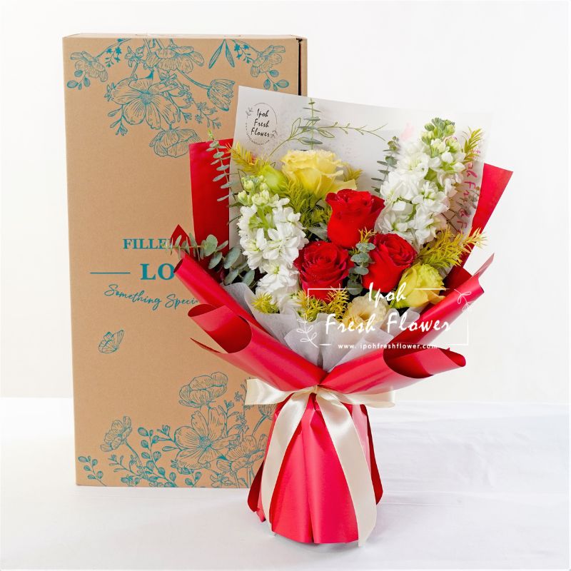 Mariana| Fresh Flower Bouquet| Same Day Delivery Ipoh Taiping