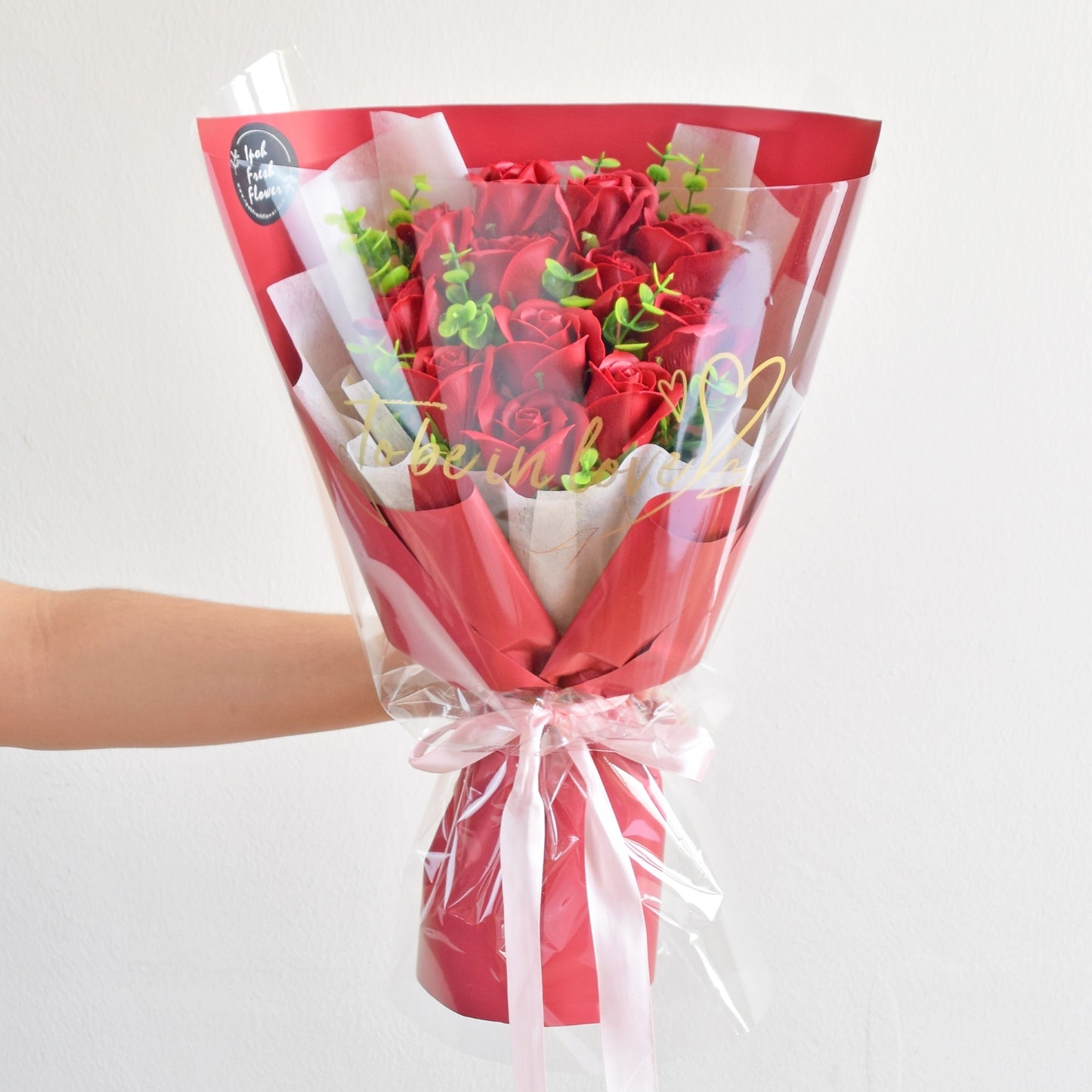 My Love| Red Soap Flowers Bouquet| Same Day Free Delivery