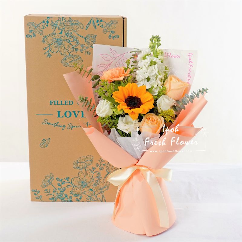 Nicole| Fresh Flower Bouquet| Same Day Delivery Ipoh Taiping