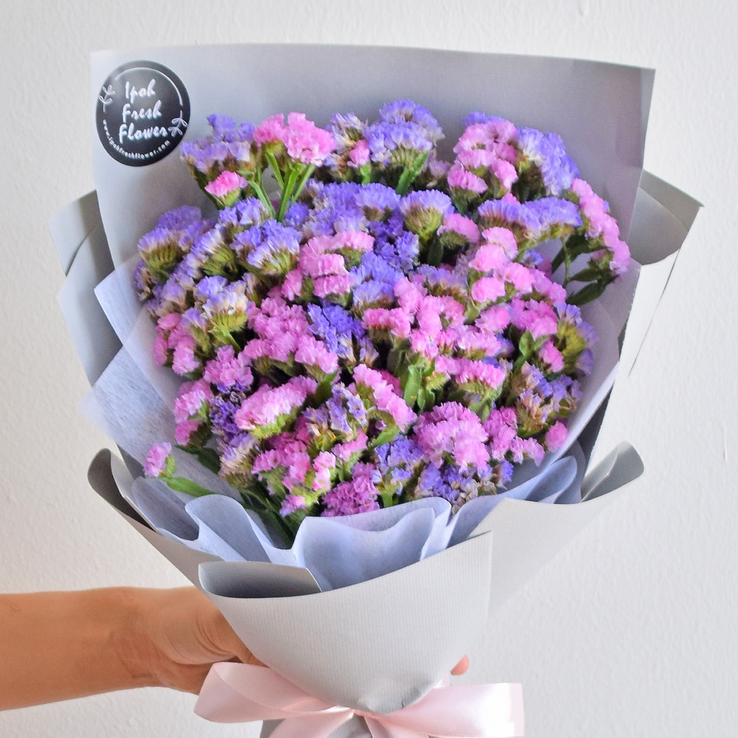 Pink Statice Bouquet| Dried Flower Bouquet Delivery