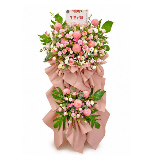 Pinky Stand| Fresh Flower Grand Opening Stand| Same Day Delivery Ipoh