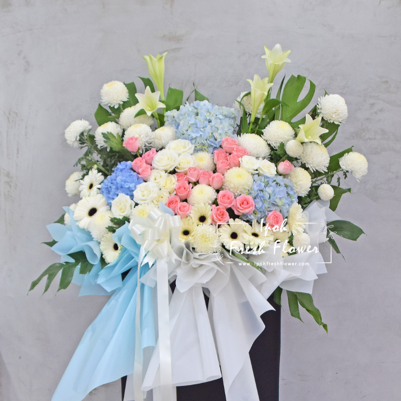 Rest In Peace| Premium Condolence Wreaths| Same Day Delivery Ipoh Perak