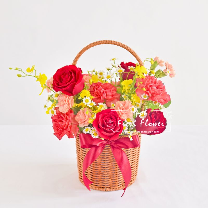 Shreya| Fresh Flower Basket| Same Day Delivery Ipoh