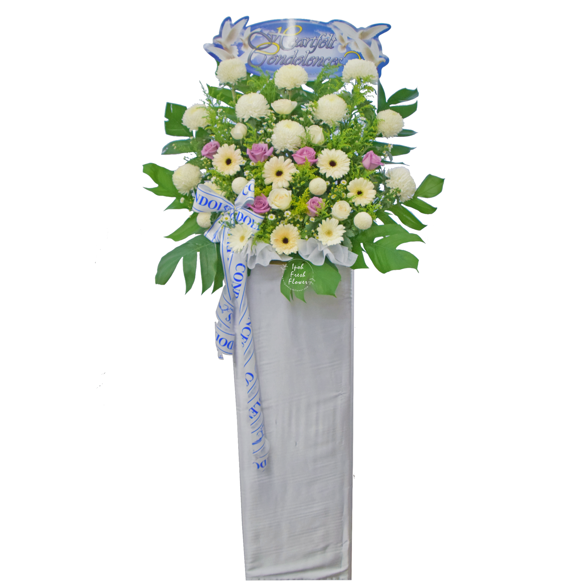 Condolence Wreaths & Funeral Flower Stand B6| Free Delivery